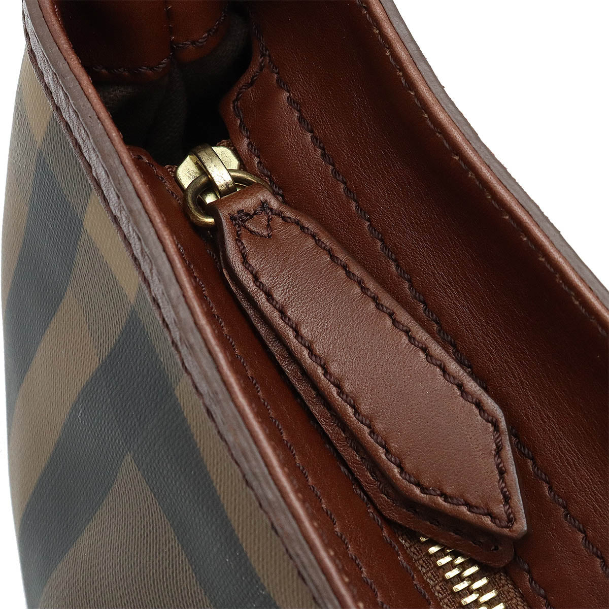 Burberry Smoked Check PVC Leather Shoulder Bag