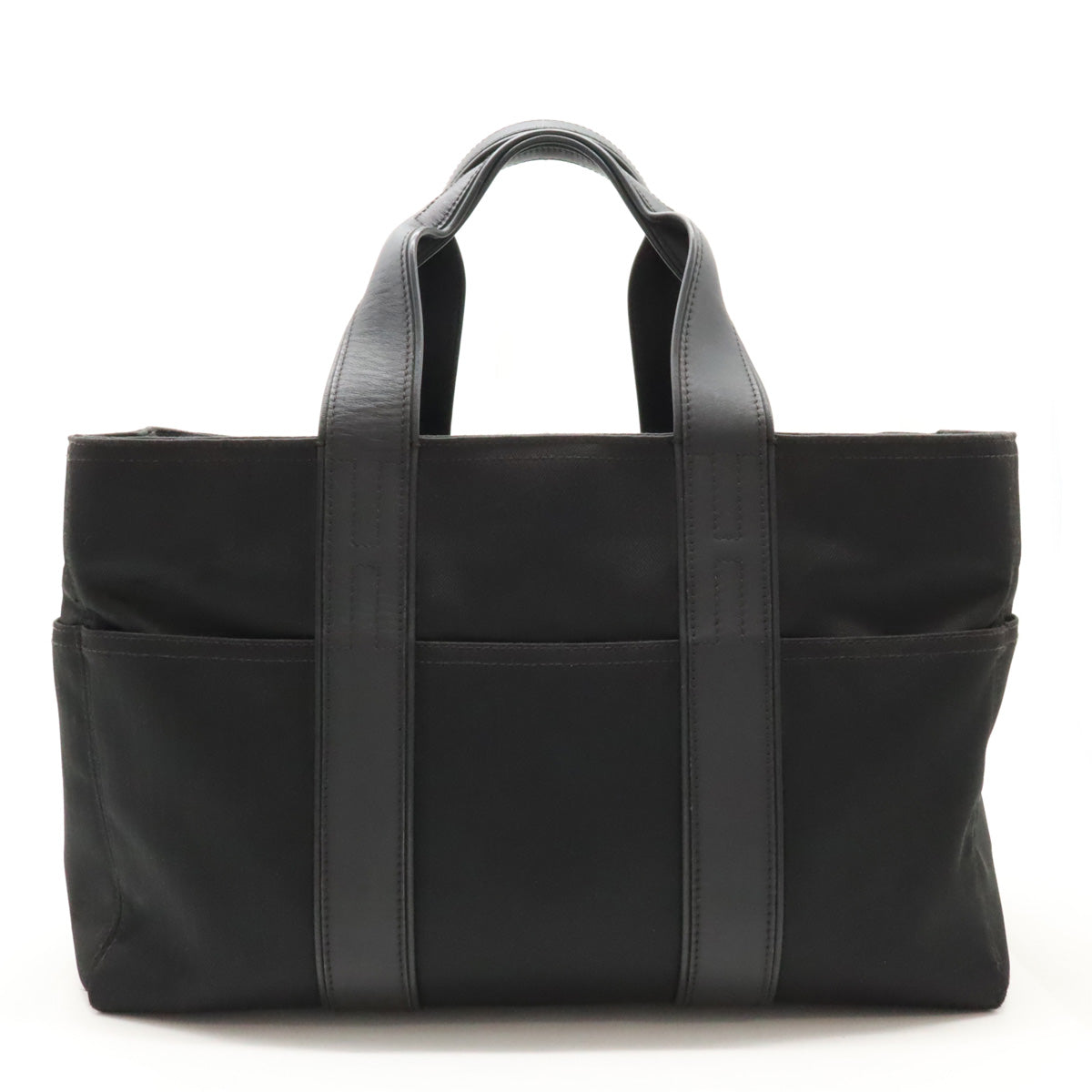 Hermes Acapulco MM Tote Bag Black Leather