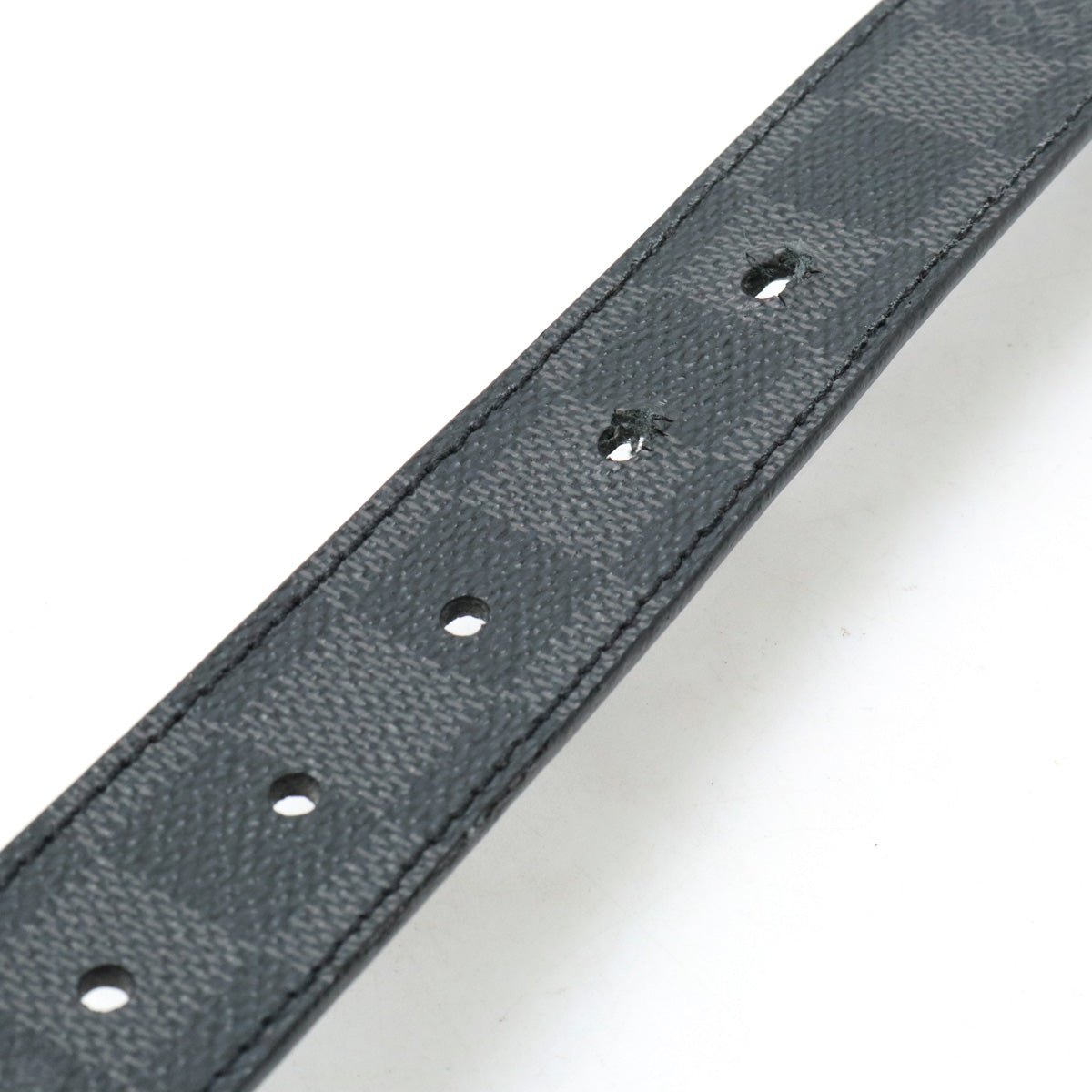 Louis Vuitton Damier Graphite LV Cut Belt M9638U