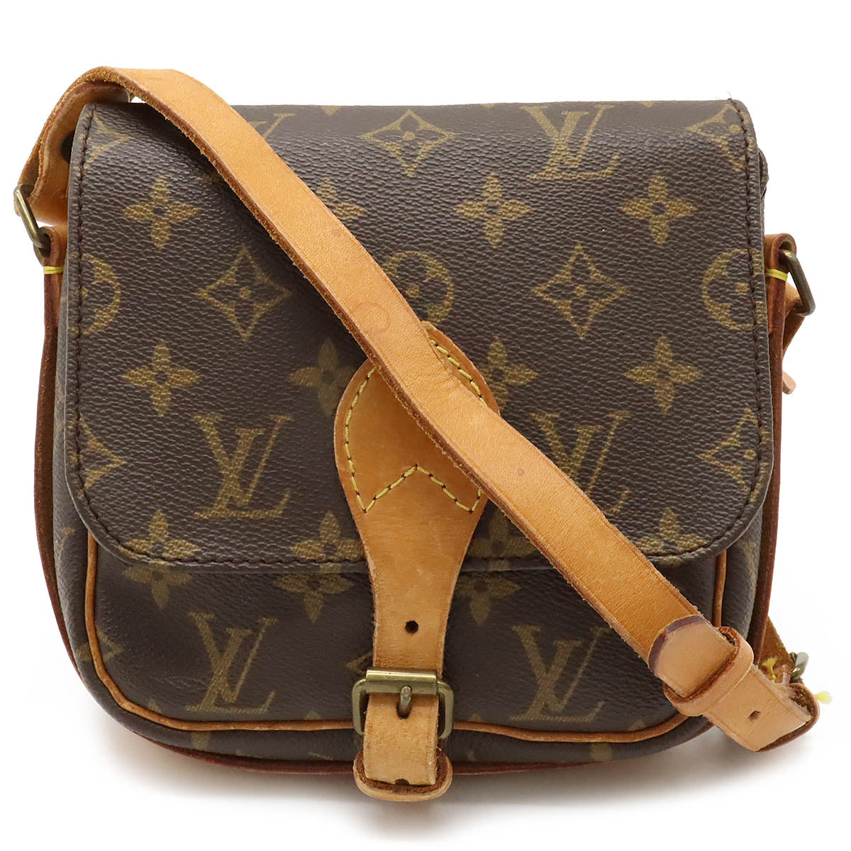 Louis Vuitton Monogram Mini Cartouchiere Shoulder Bag M51254