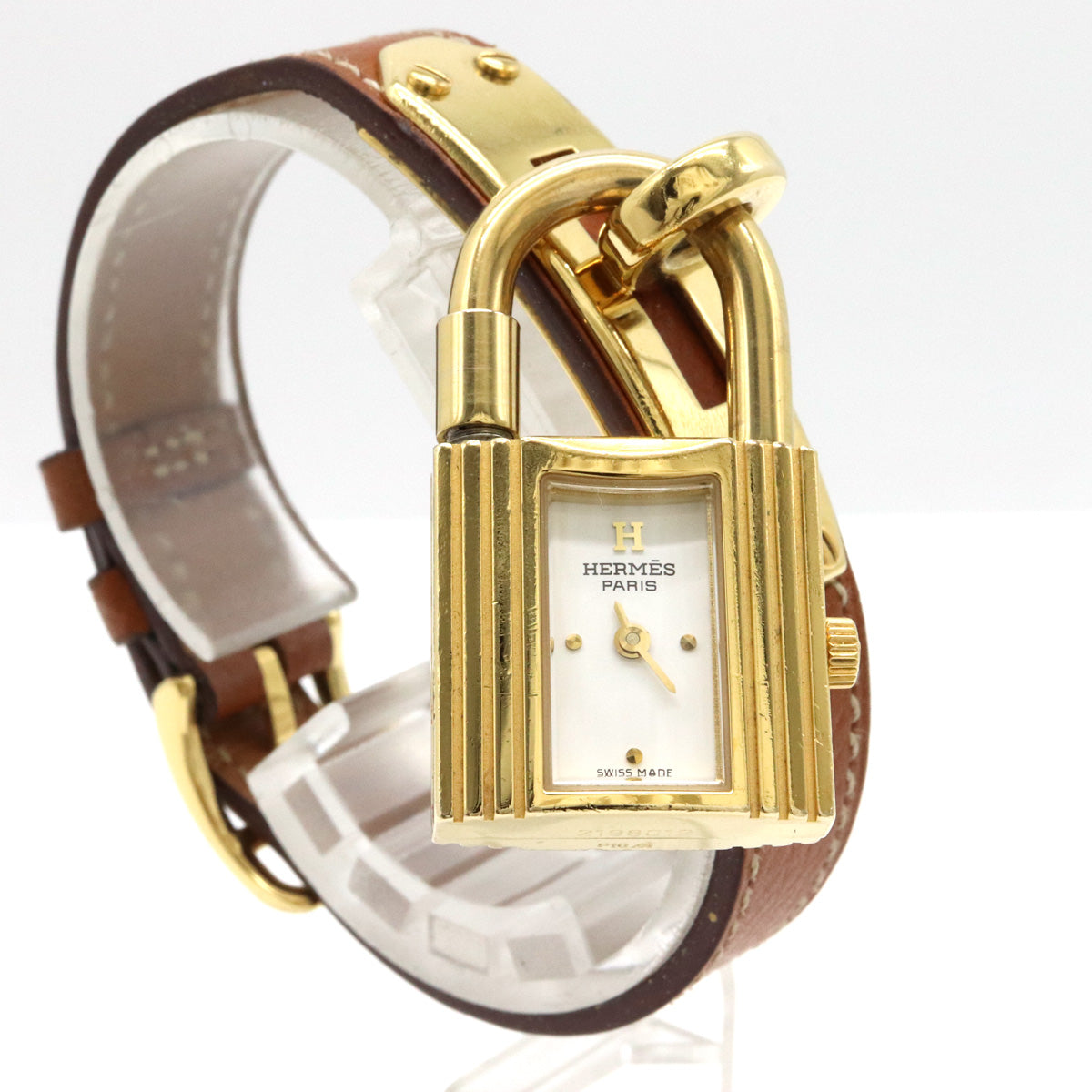 Hermes Kelly Watch Gold Plated Quartz