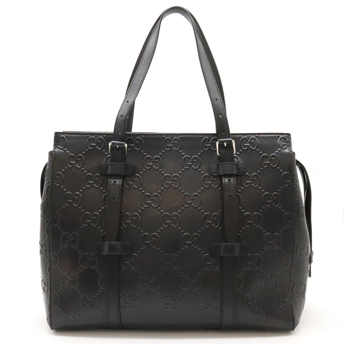 Gucci Leather GG Embossed Tote Bag 625774