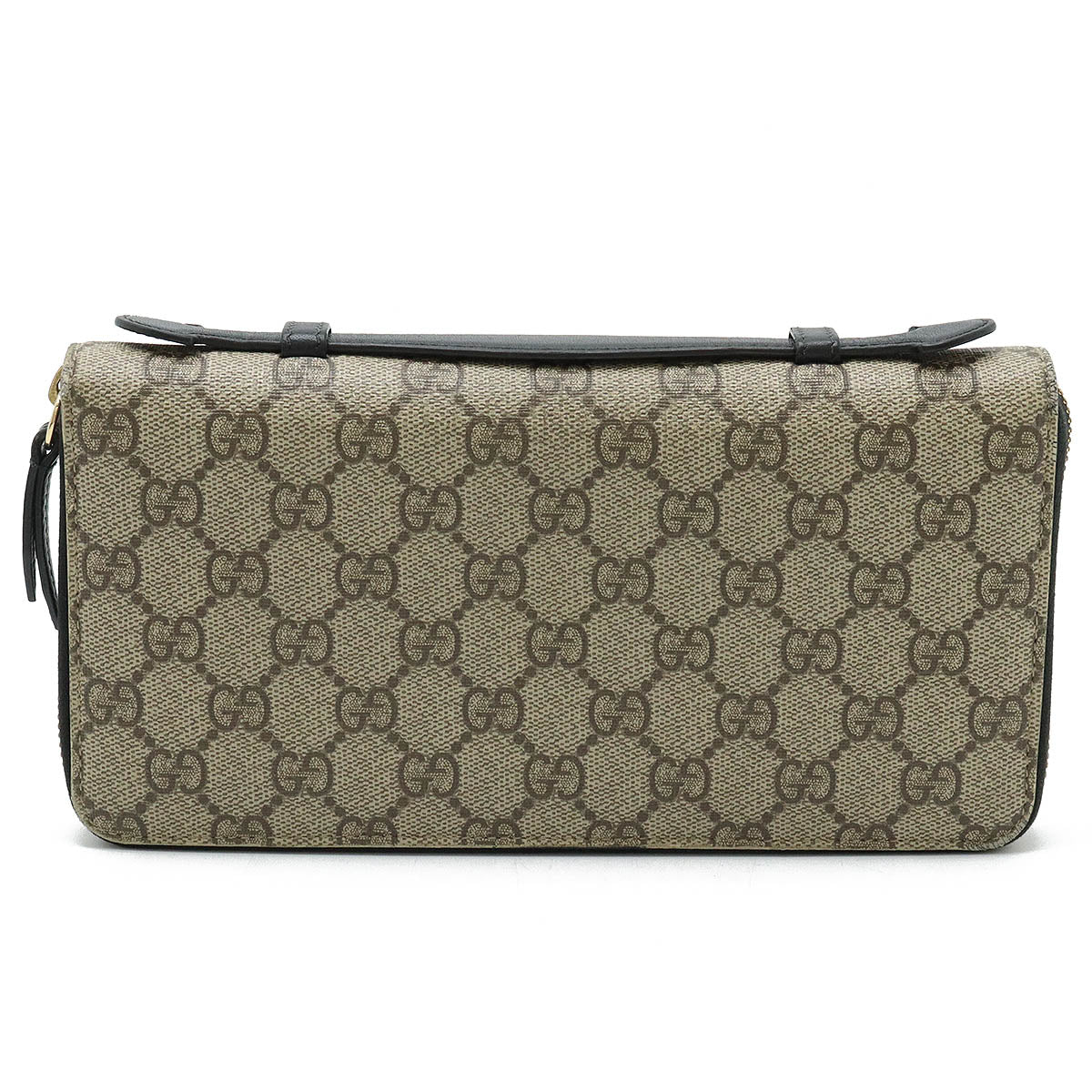 Gucci GG Supreme Travel Case Clutch Bag PVC Leather 431714 in Very Good Condition