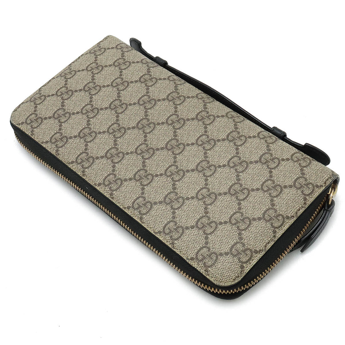 Gucci GG Supreme Travel Case Clutch Bag PVC Leather 431714