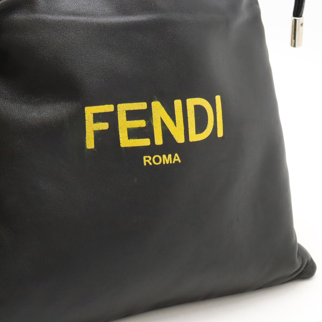 Fendi Leather Logo Small Pouch Shoulder Bag