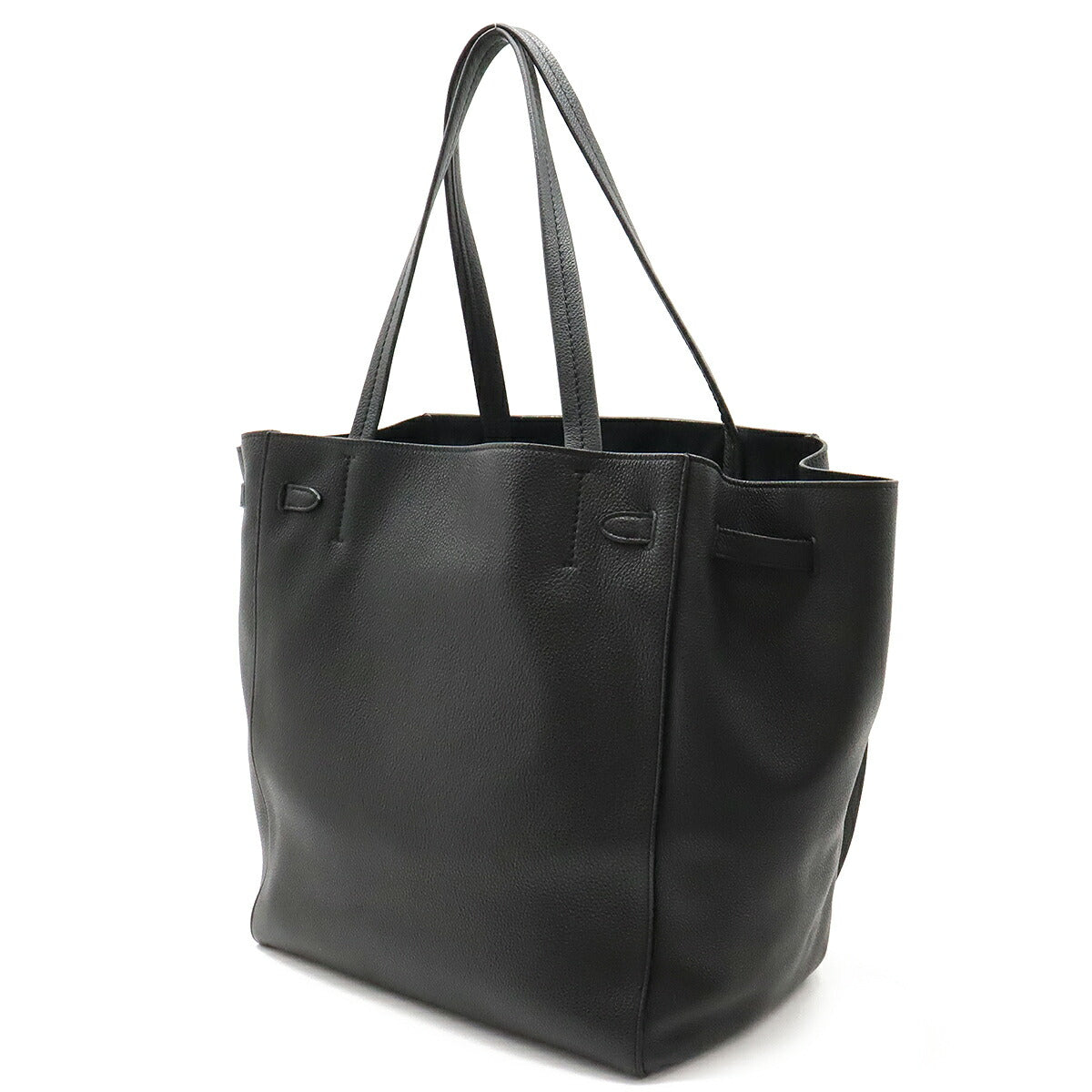 Celine Leather Tote Bag Black