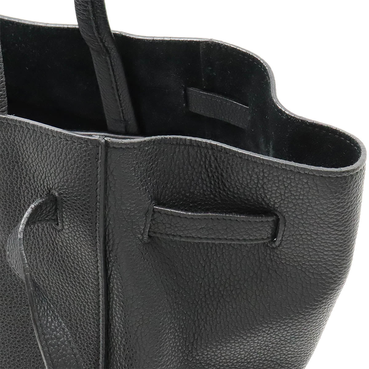 Celine Leather Tote Bag Black