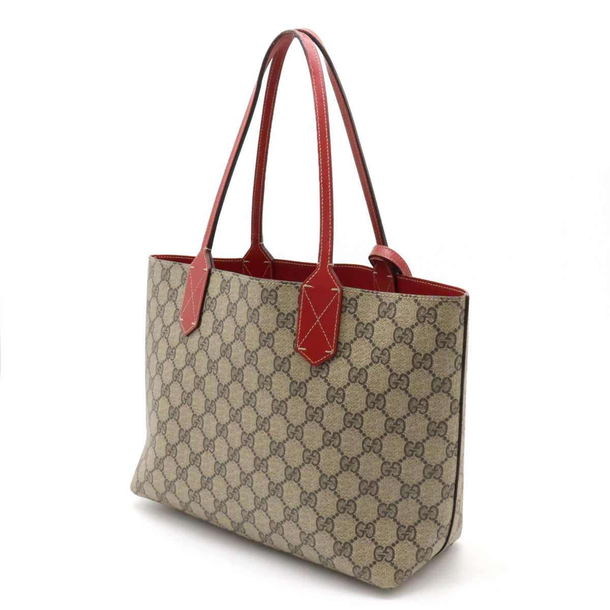 Gucci GG Supreme Reversible Tote Bag PVC Leather 372618 in Very Good Condition