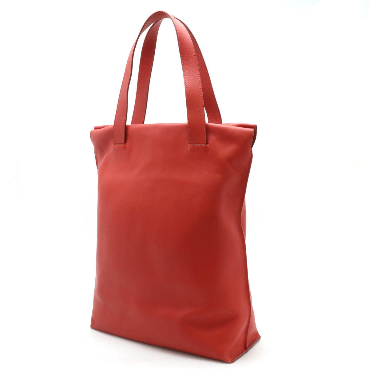 Loewe Anagram Leather Tote Bag Red