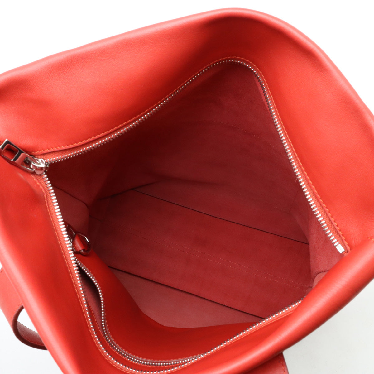 Loewe Anagram Leather Tote Bag Red