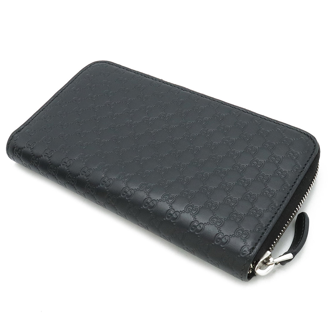 Gucci Microguccissima Leather Zip Wallet Black