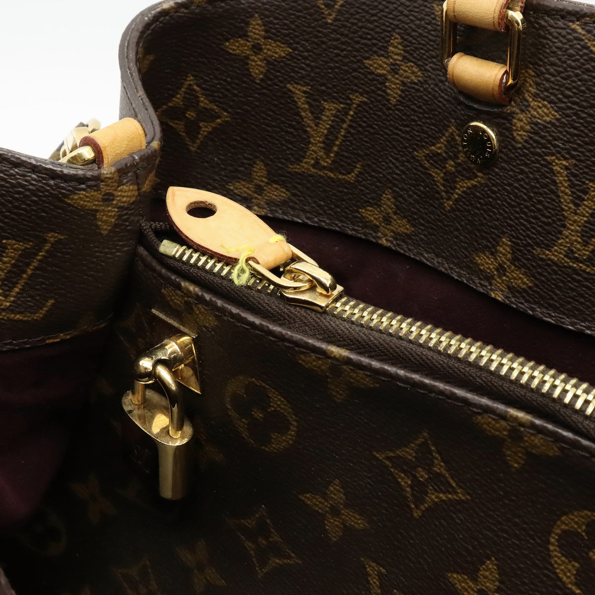 Louis Vuitton Monogram Montaigne GM Handbag M41067 in Very Good Condition