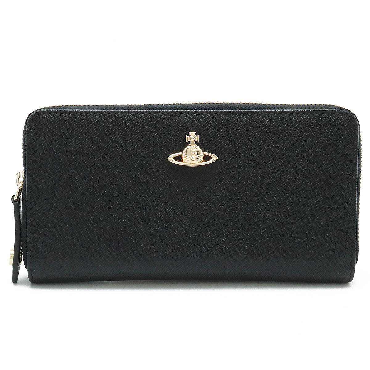 Vivienne Westwood DEBBIE Leather Zip Wallet Black