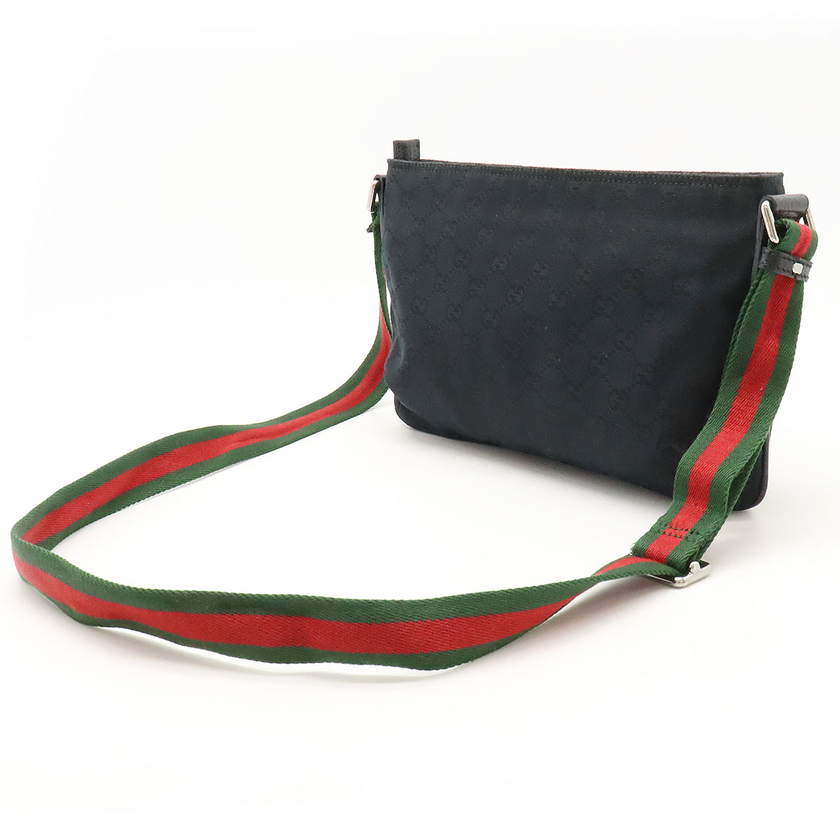 Gucci GG Canvas Leather Shoulder Bag 189749