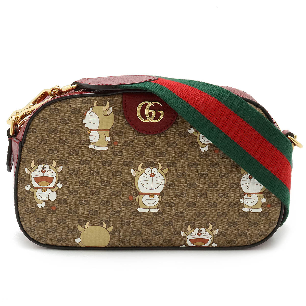 Gucci GG Supreme Doraemon Collaboration 2WAY Shoulder Bag Clutch in Pristine Condition