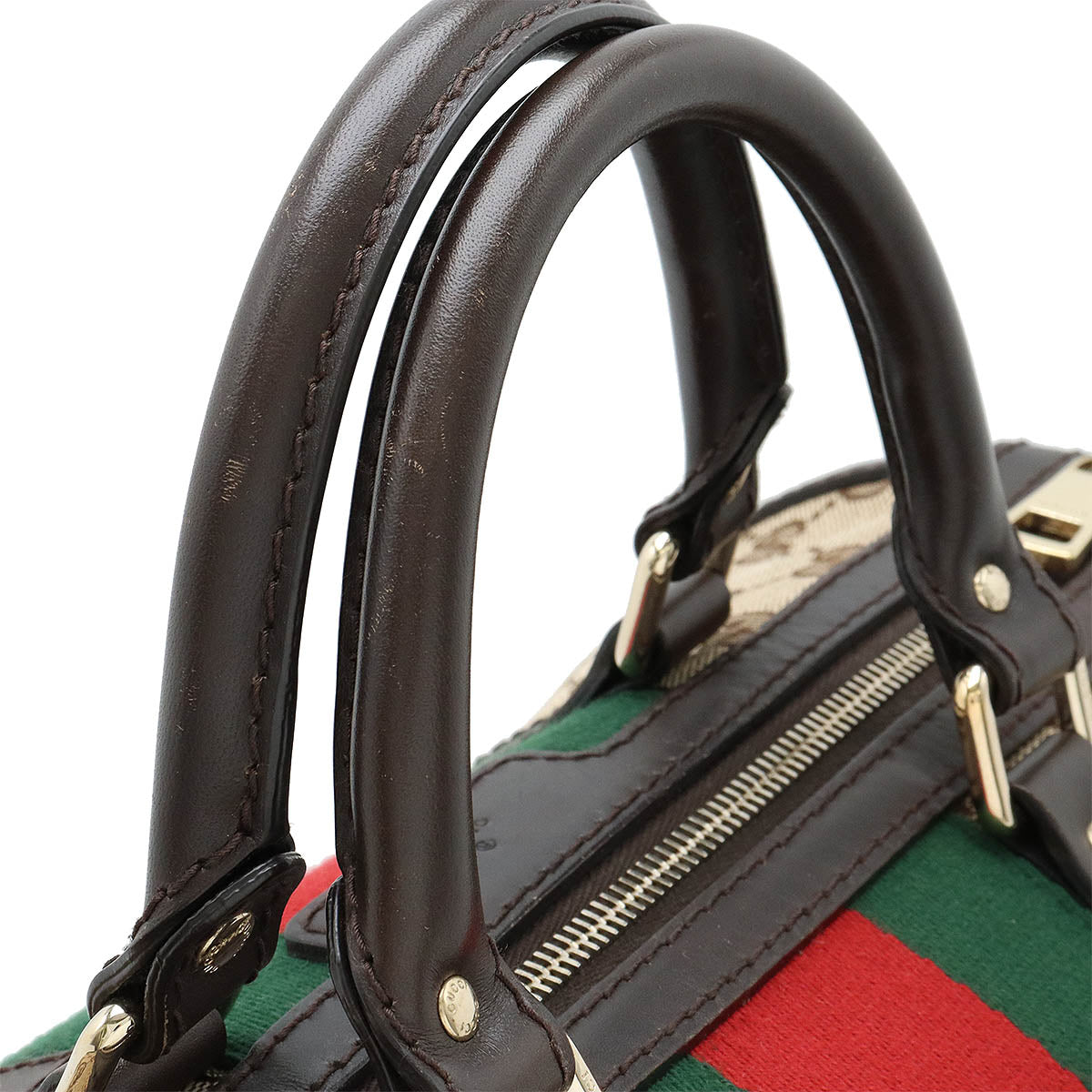 Gucci GG Canvas Leather 2WAY Handbag