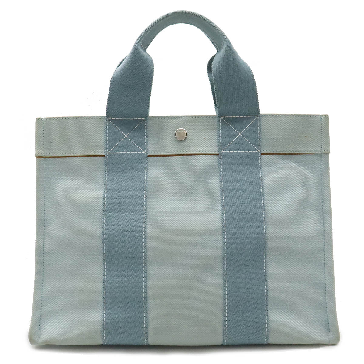 Hermes Canvas Bora Bora PM Tote Bag in Good Condition