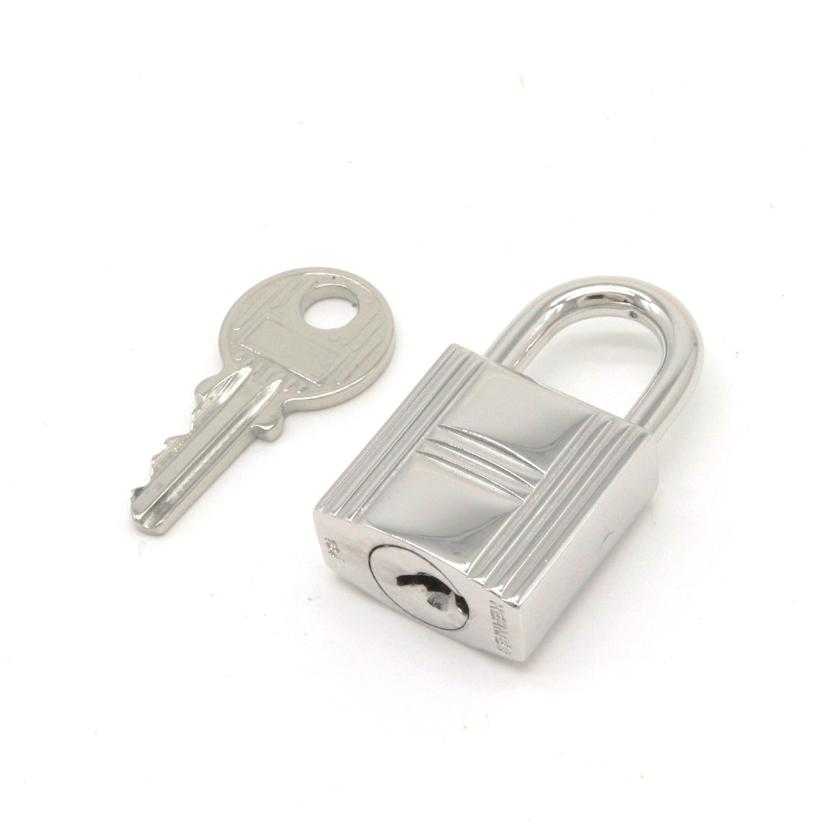 Hermes Metal Cadena Padlock No.104 with Key in Pristine Condition