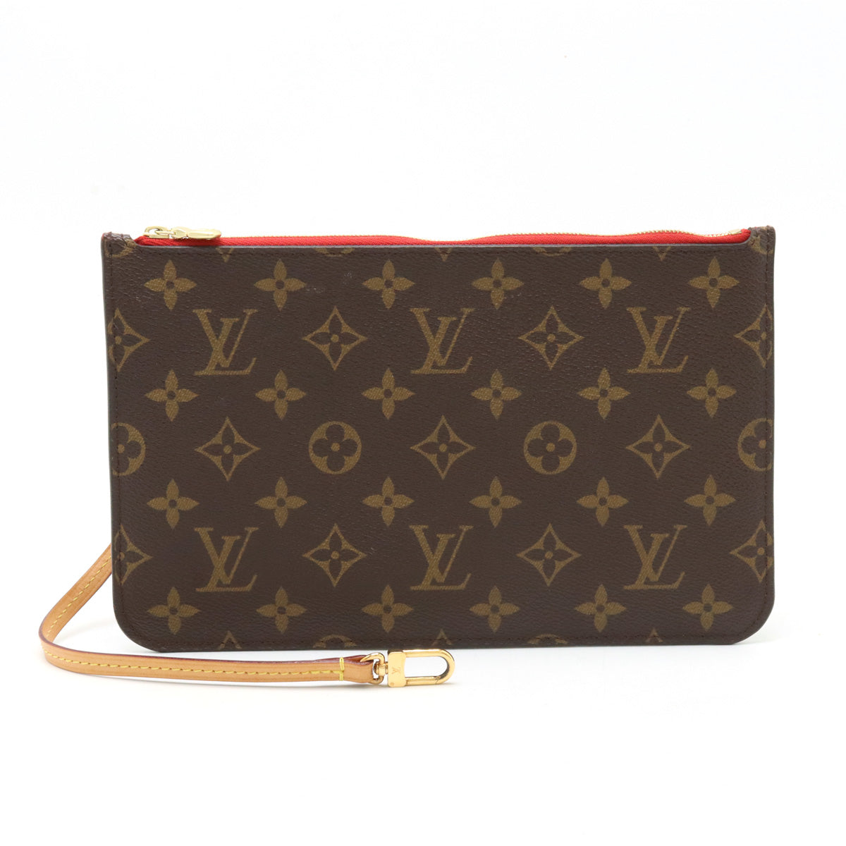 Louis Vuitton Damier Neverfull MM Pouch M41177 in Great Condition