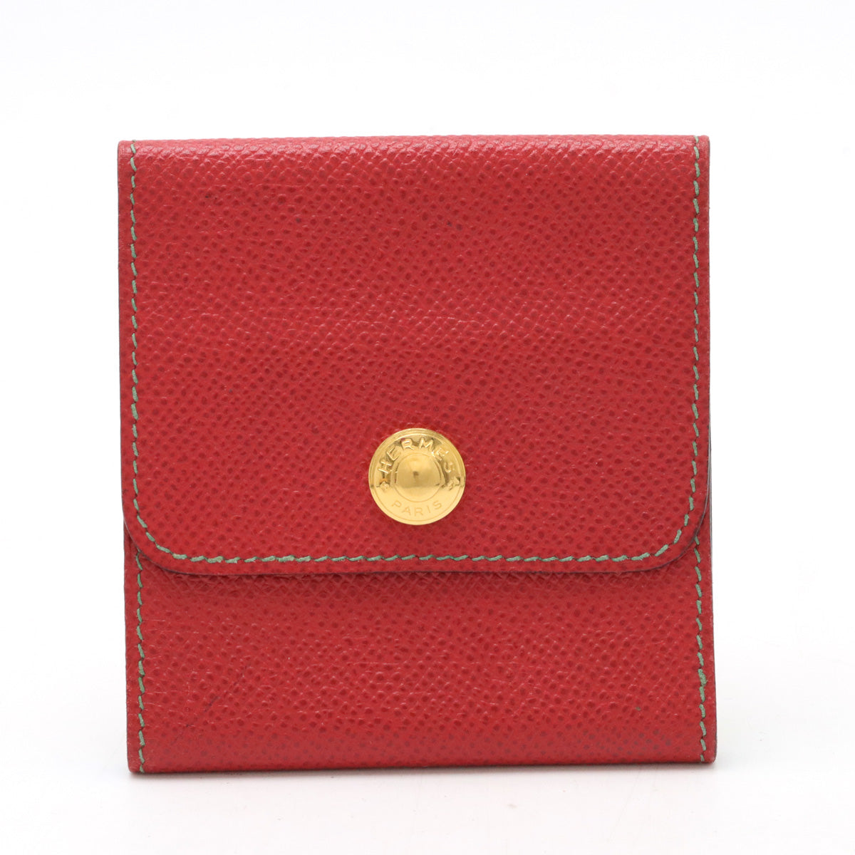 Hermes Arazif Post-it Case Notebook Cover Red Green Gold in Great Condition