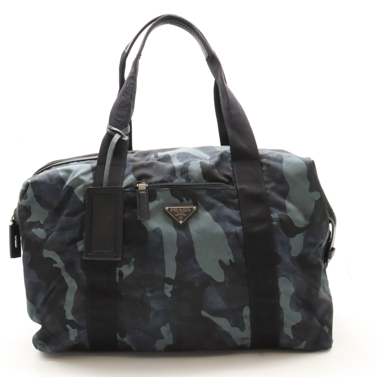 Prada Nylon Boston Bag Camouflage VA0796