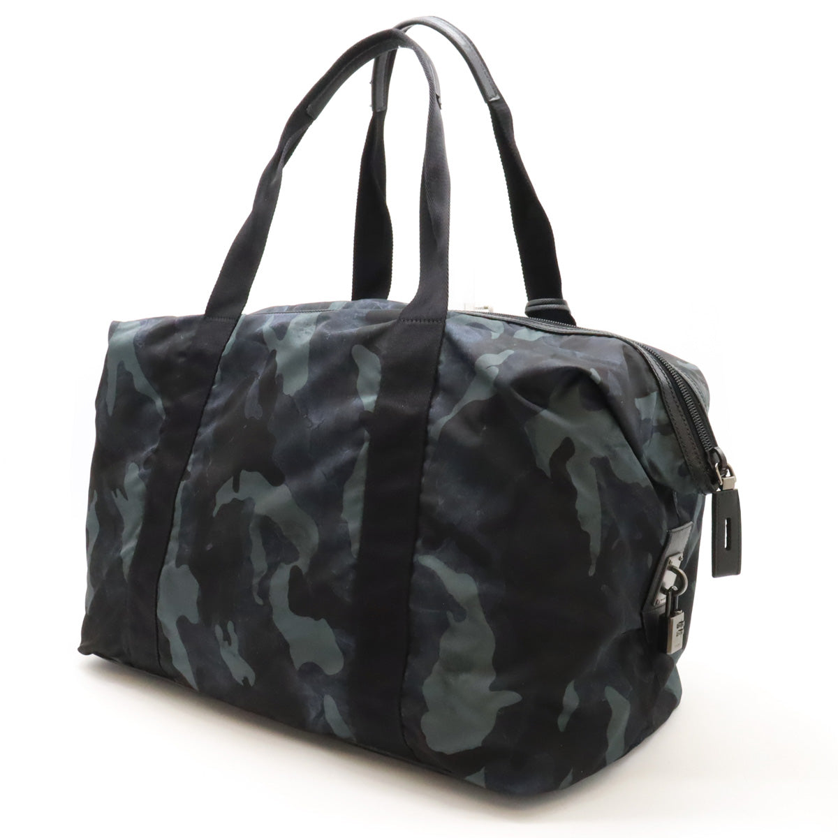 Prada Nylon Boston Bag Camouflage VA0796