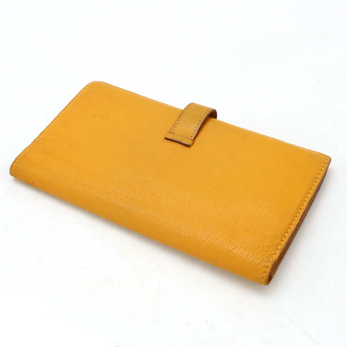 Hermes Chevre Bearn Classic Bifold Long Wallet in Good Condition