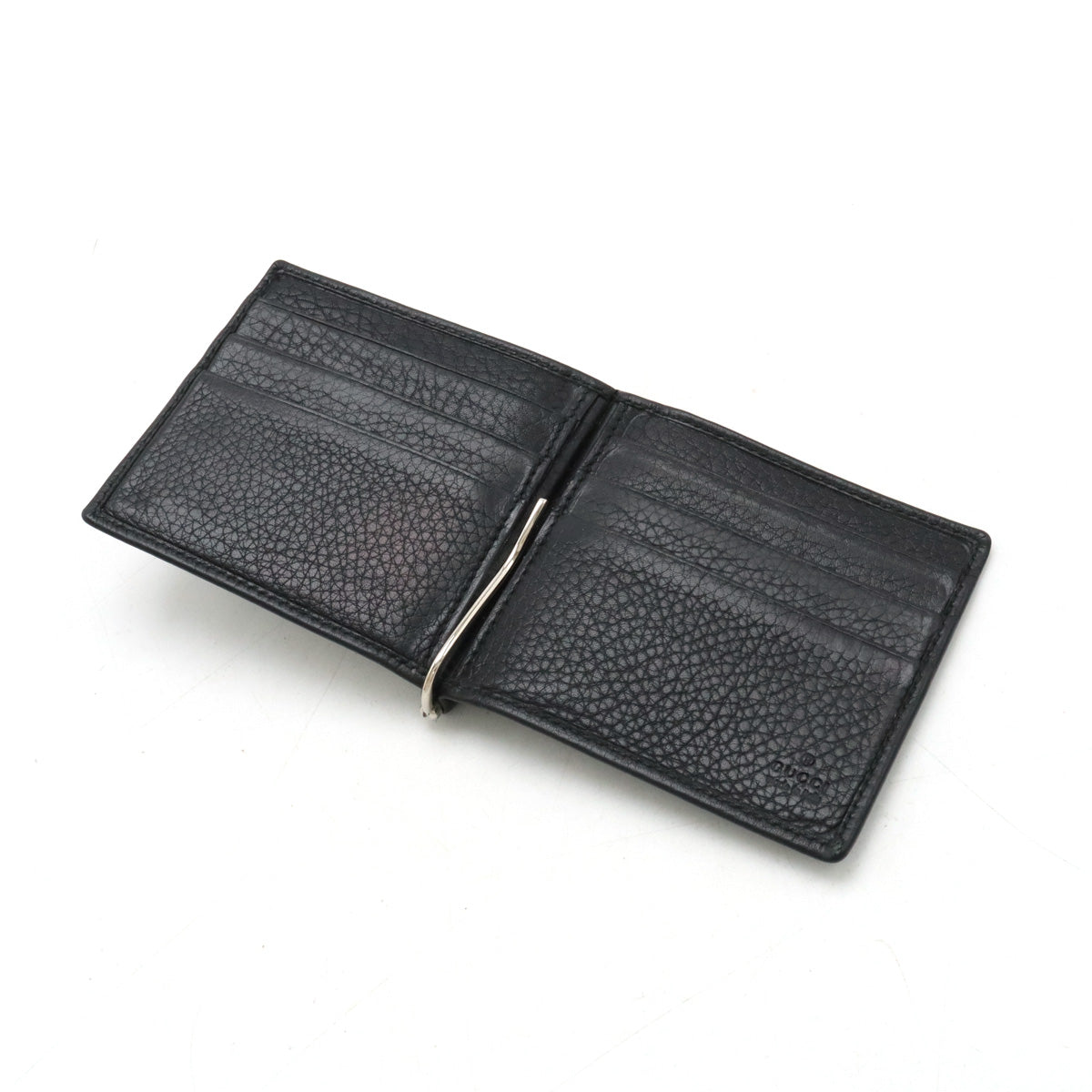 Gucci Leather Interlocking G Bifold Wallet 322119 in Good Condition