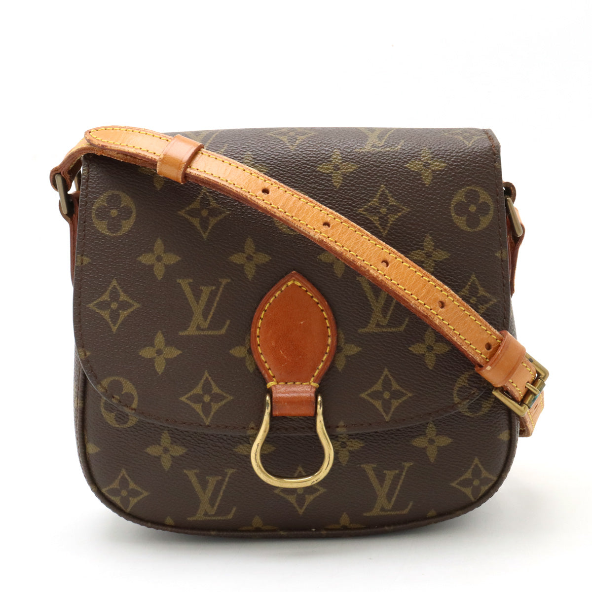 Louis Vuitton Monogram Saint Cloud MM Shoulder Bag M51243 in Good Condition