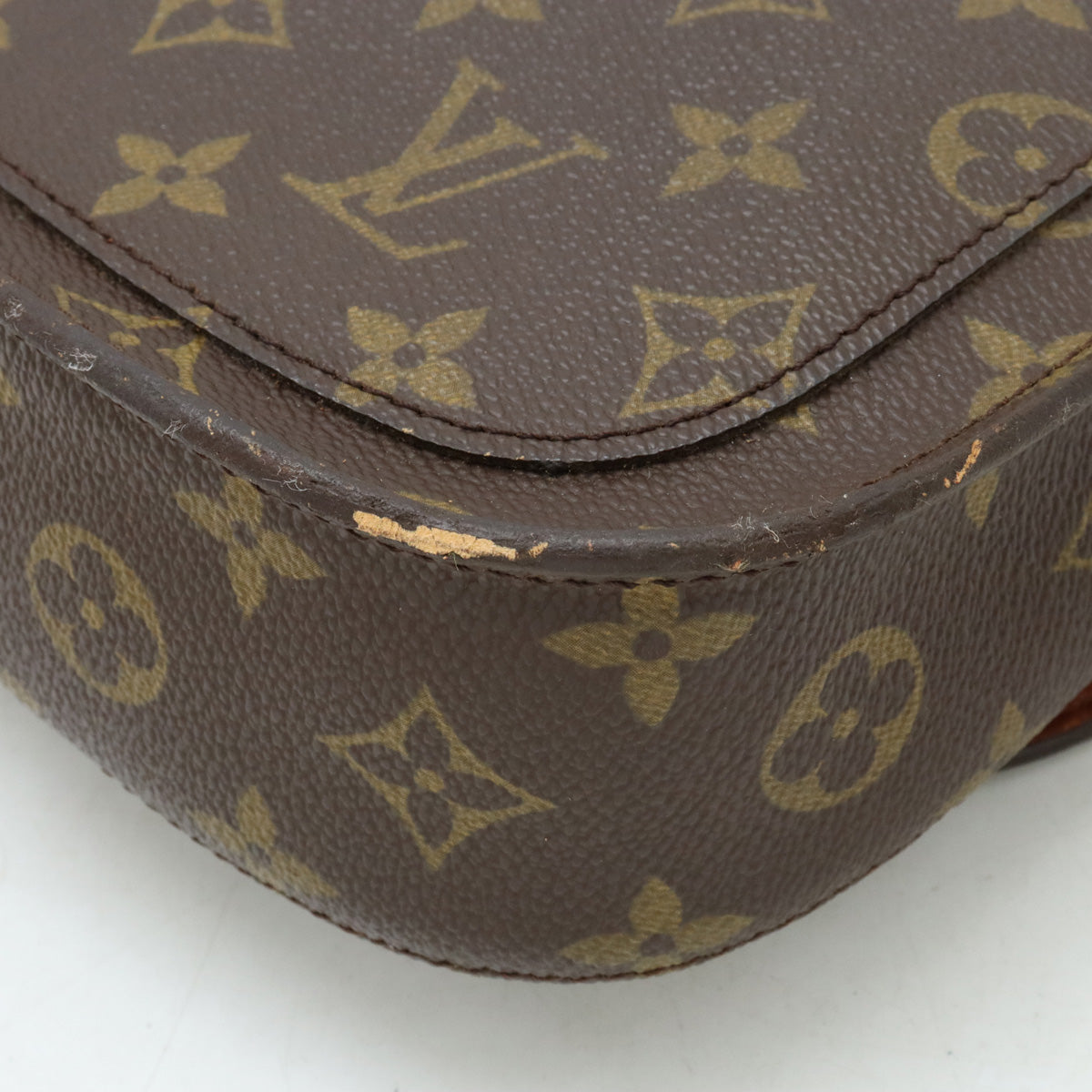 Louis Vuitton Monogram Saint Cloud MM Shoulder Bag M51243 in Good Condition