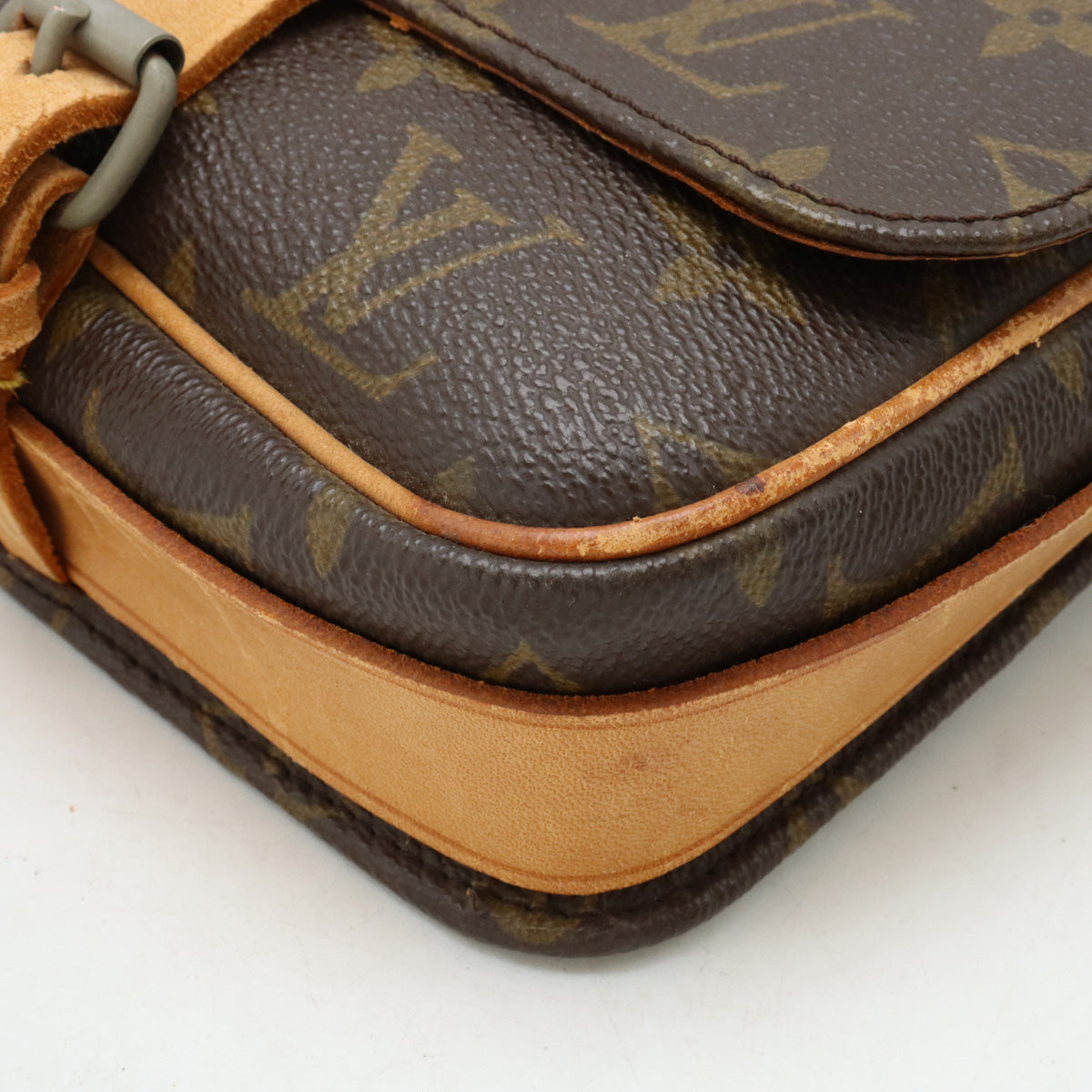 Louis Vuitton Monogram Mini Cartouchiere 16 PM Shoulder Bag M51254 in Very Good Condition