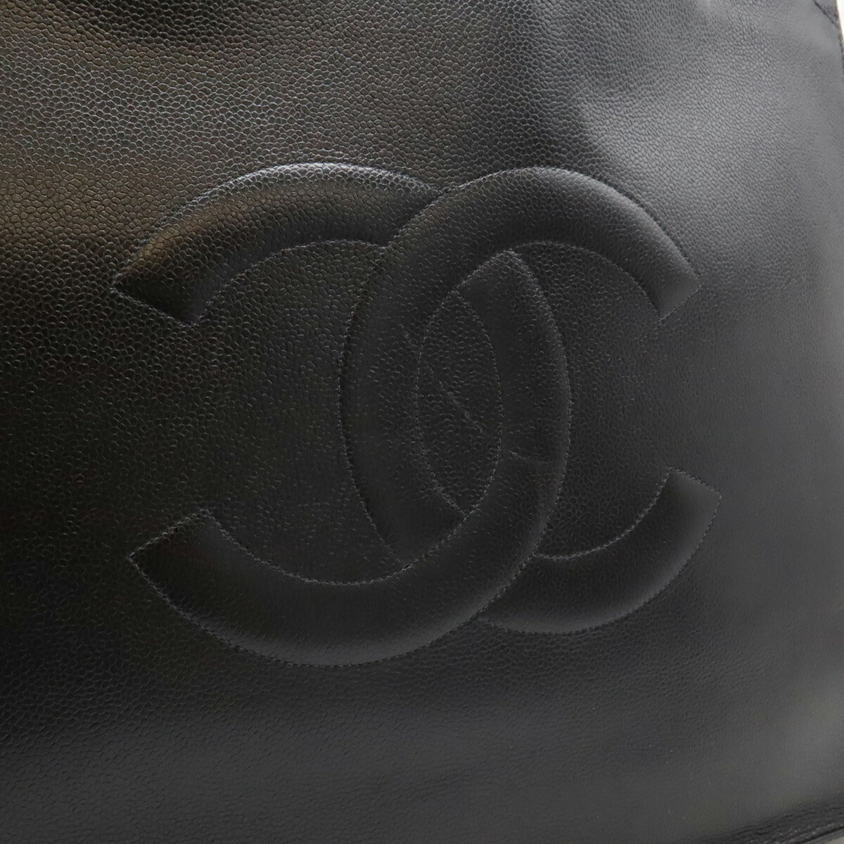 Chanel Caviar Leather Coco Mark Tote Bag