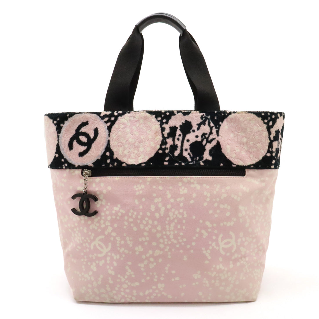 Chanel High Summer Canvas/Pile Tote Bag