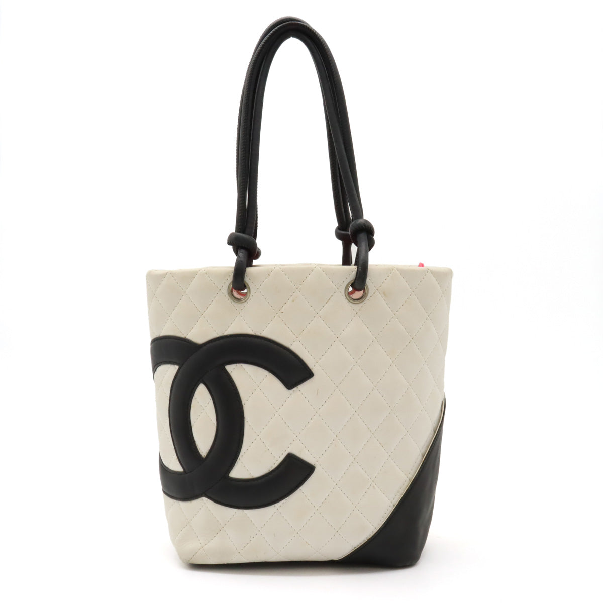 Chanel Cambon Line Medium Tote Bag Soft Calf A25167 in Very Good Condition