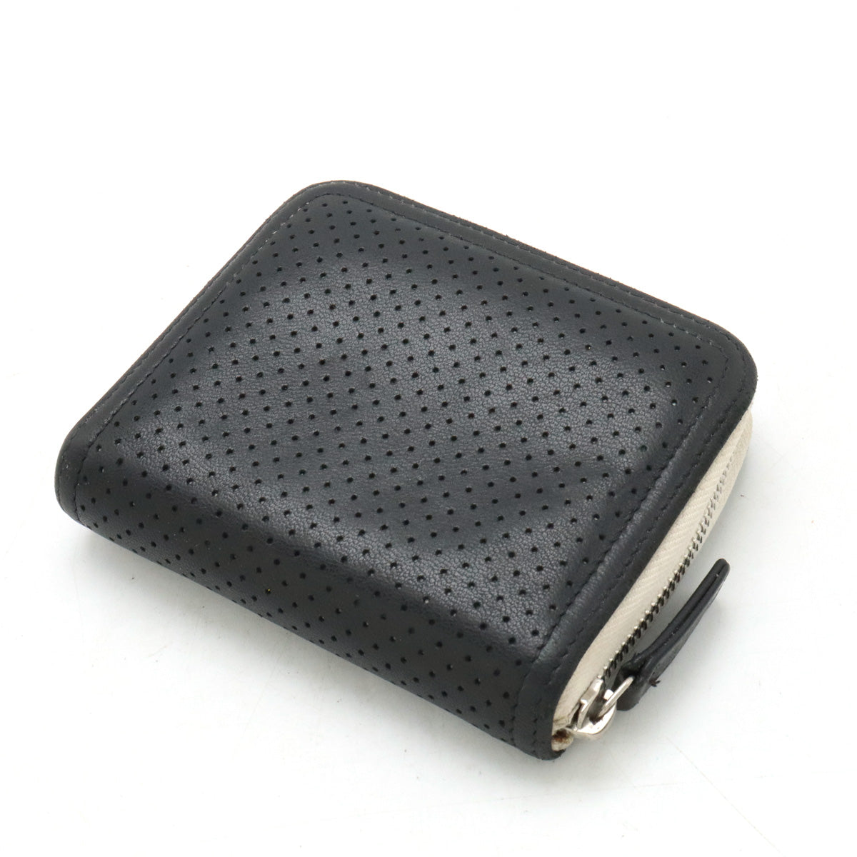 Chanel Leather Coco Mark Card Case in Very Good Condition