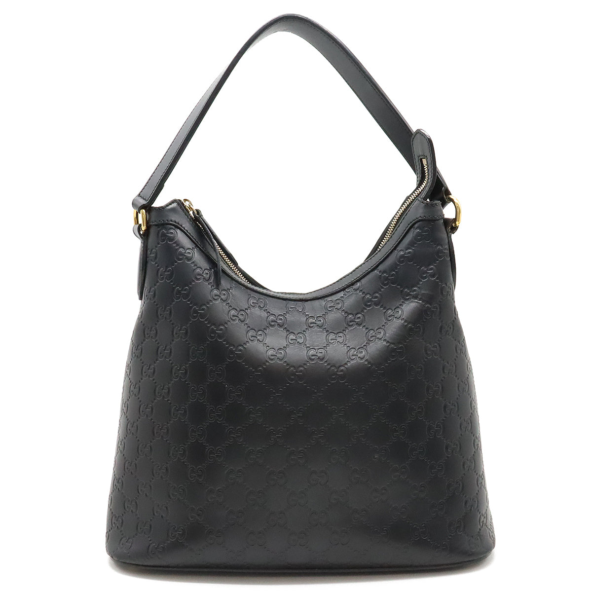 Gucci Leather Shoulder Bag Black 414930