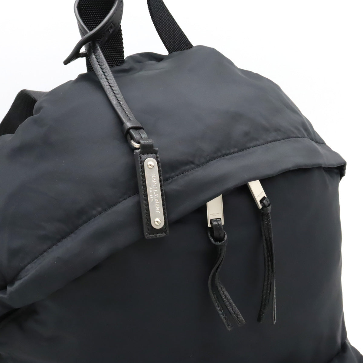 Saint Laurent Foldable City Nylon Backpack 534974 in Pristine Condition