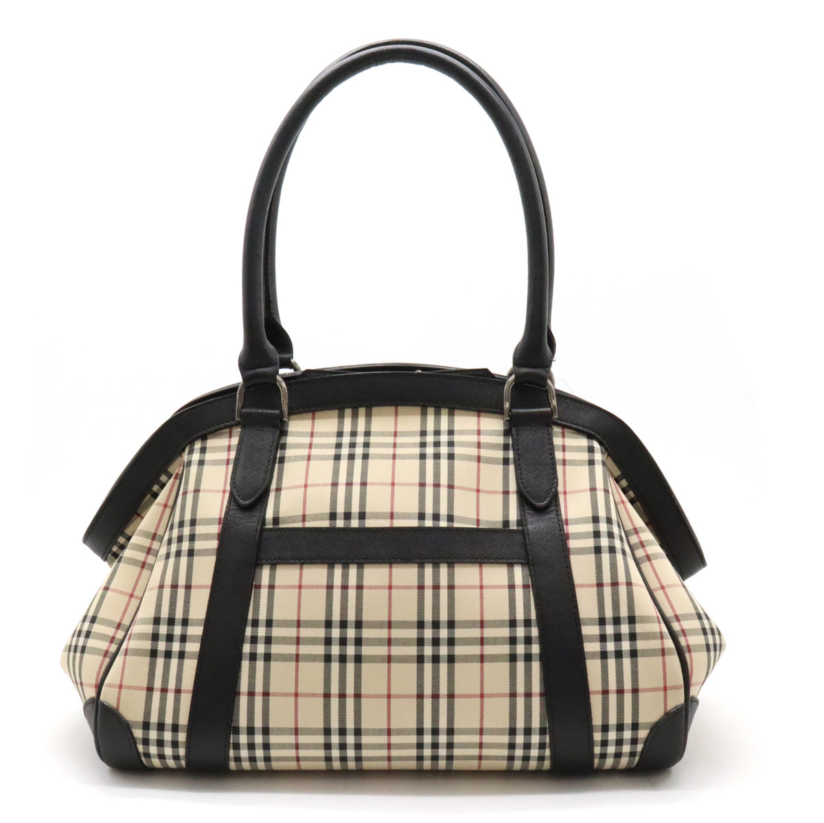 Burberry Nova Check Canvas/Leather Tote Bag in Very Good Condition