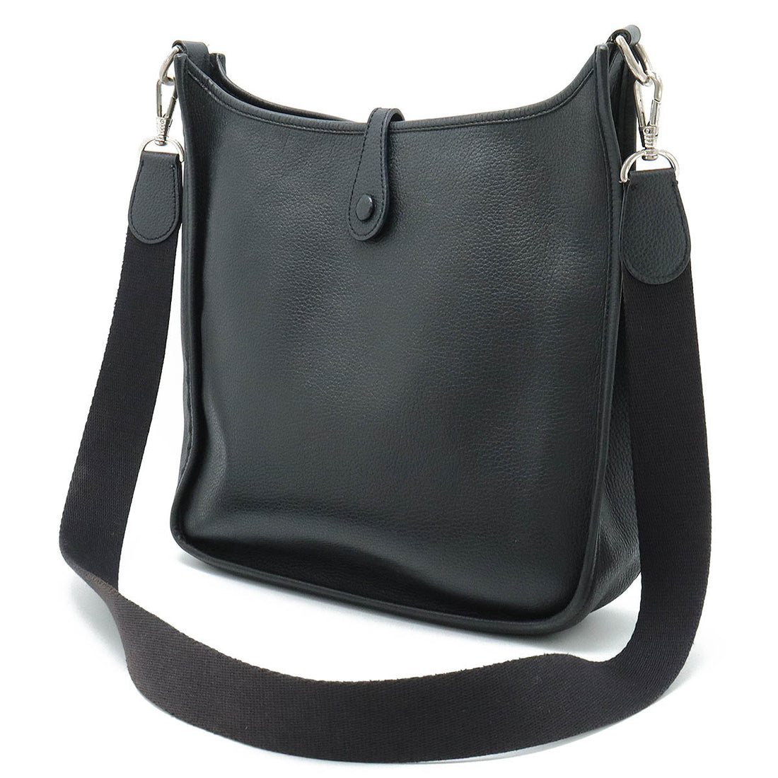 Hermes Evelyne I PM Leather Shoulder Bag Black