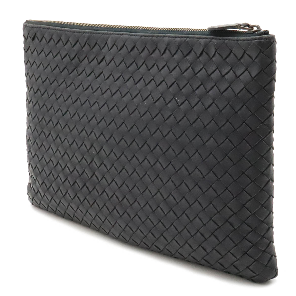 Bottega Veneta Intrecciato Leather Clutch