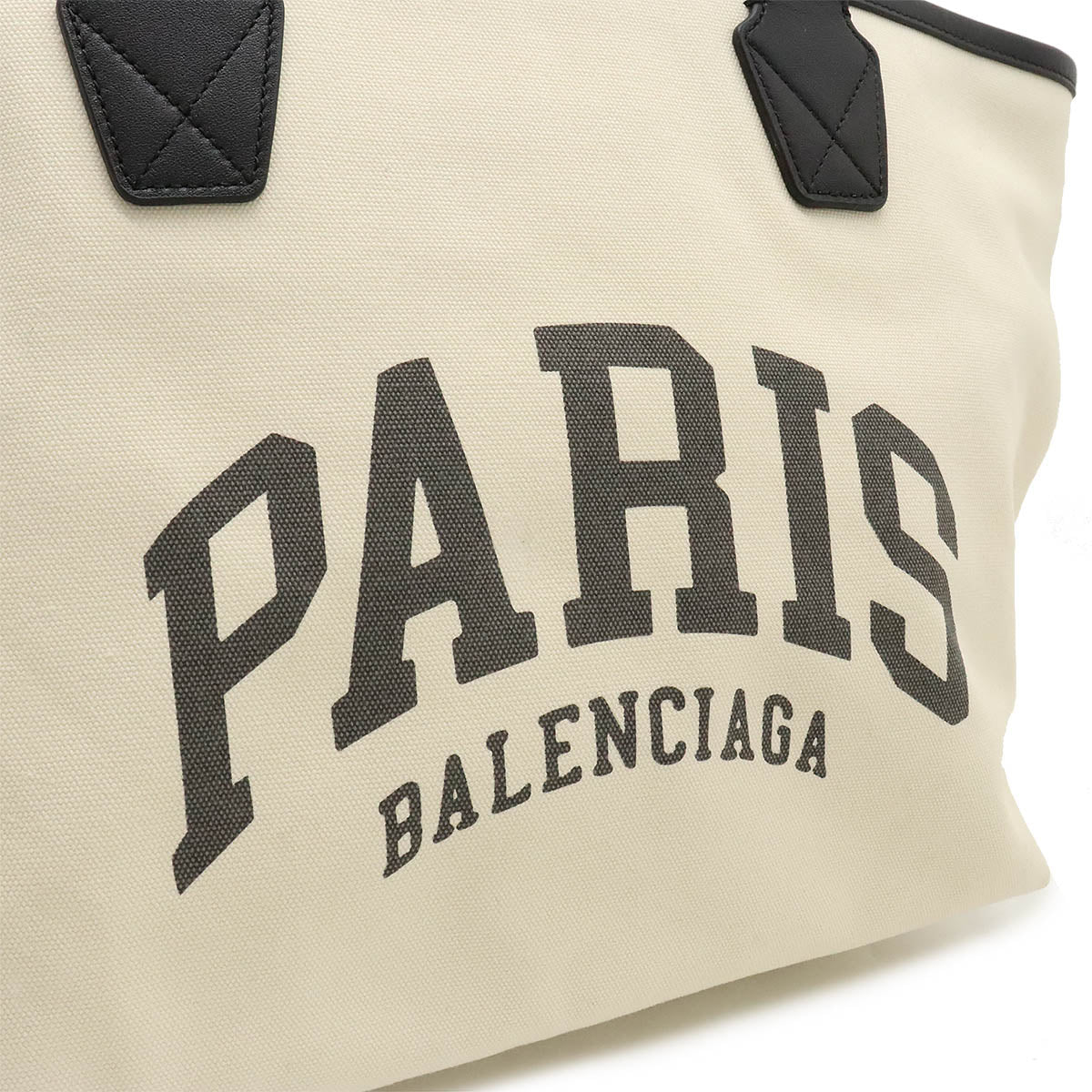 Balenciaga Cities Paris Jumbo Canvas/Leather Tote Bag 692068 in Very Good Condition