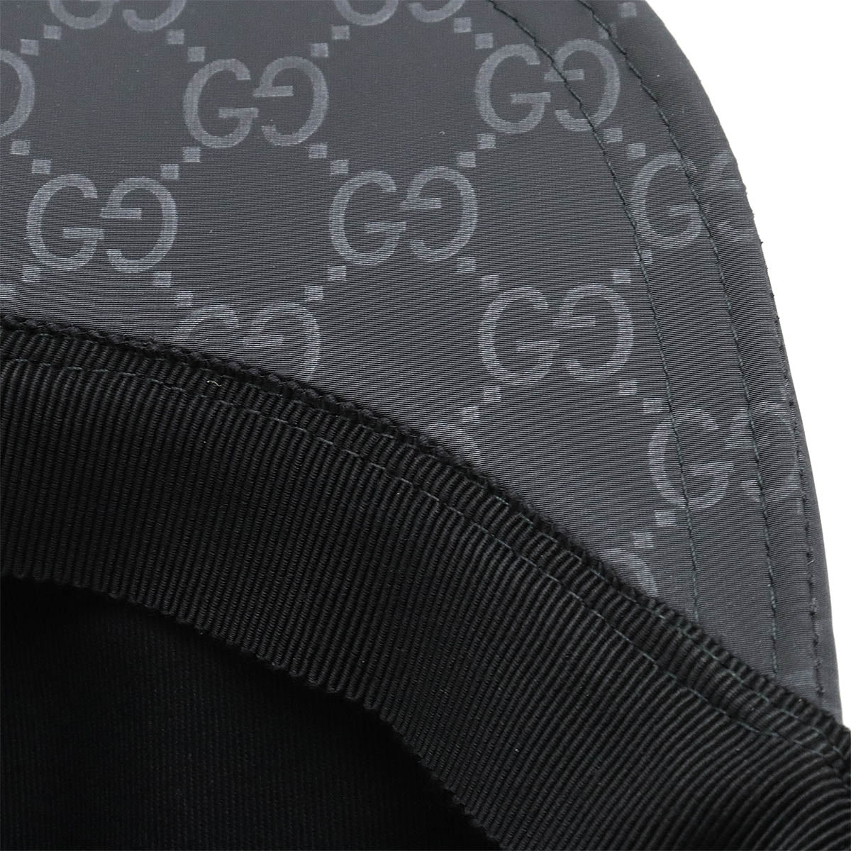 Gucci GG Nylon Mesh Baseball Cap Black