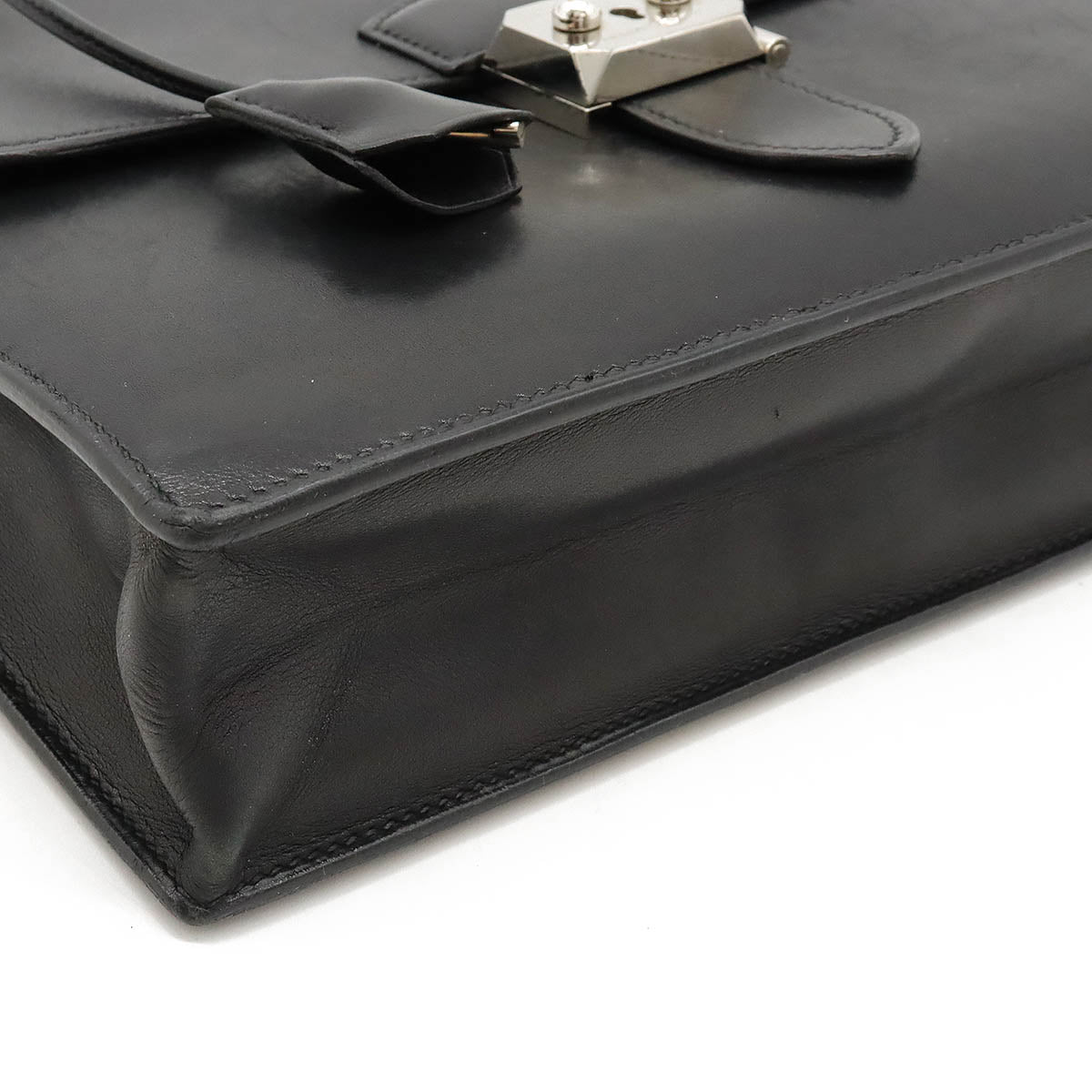 Hermes Leather Sac a Depeche 27 Briefcase