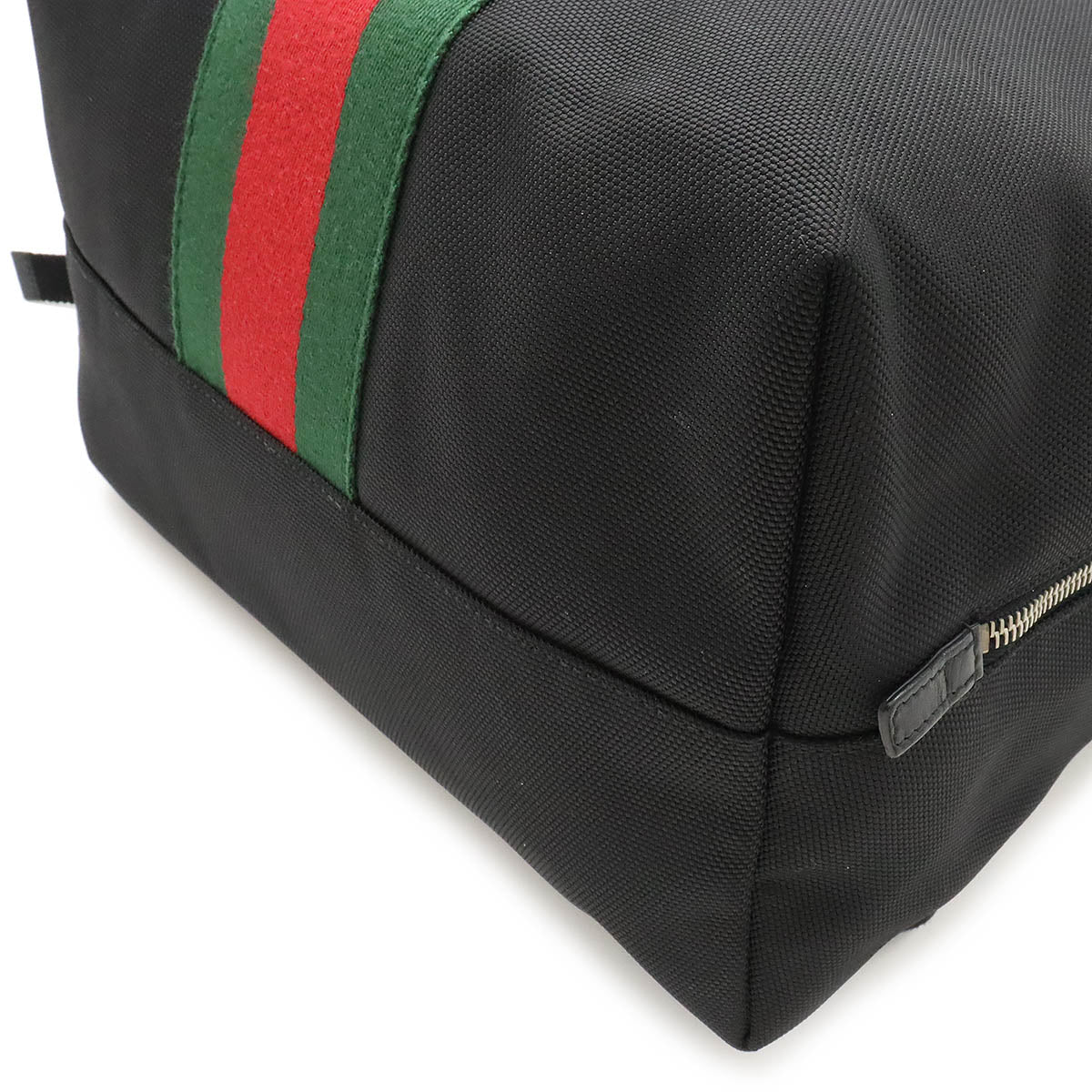 Gucci Black Canvas Leather Backpack 337075