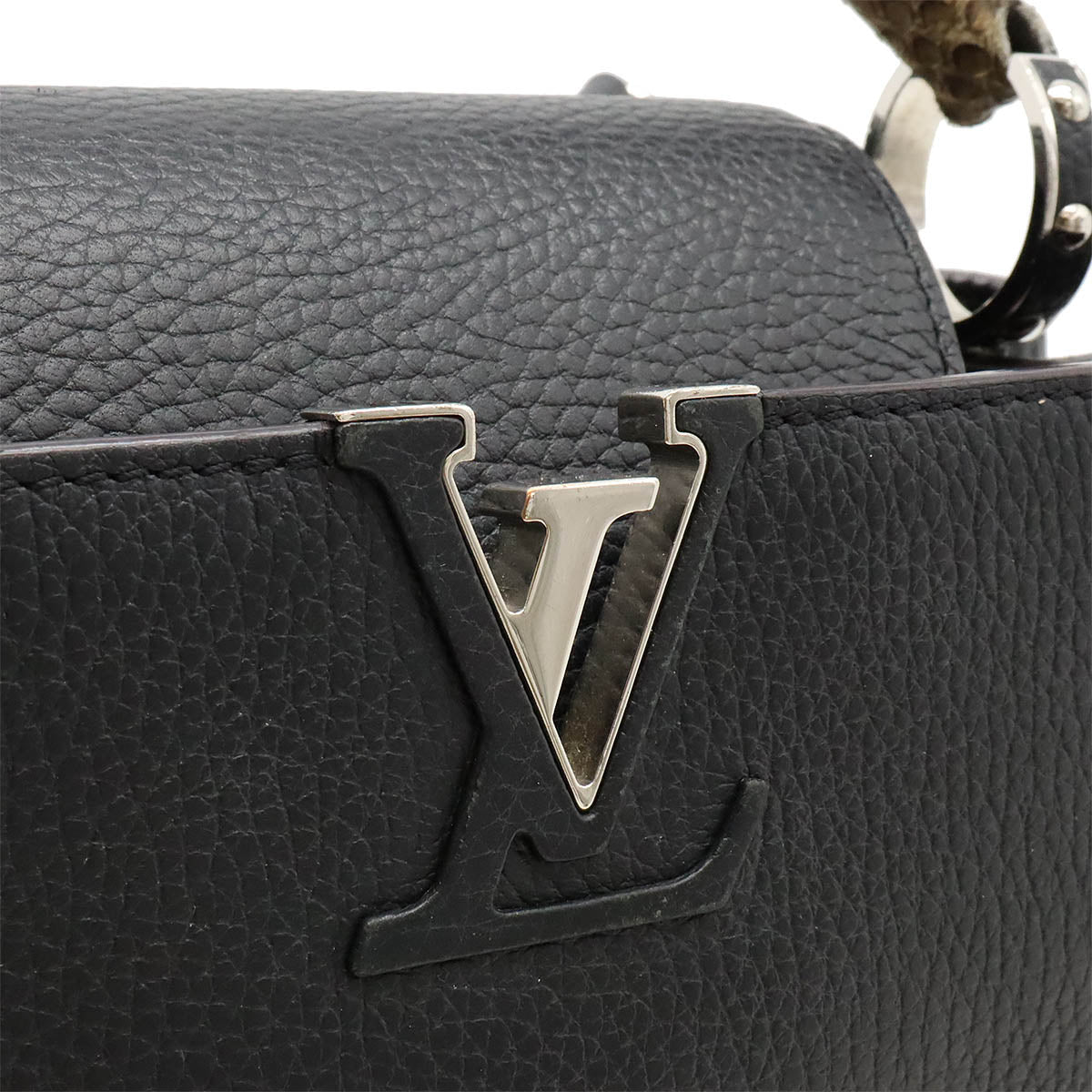 Louis Vuitton Capucines BB Handbag Black N92040