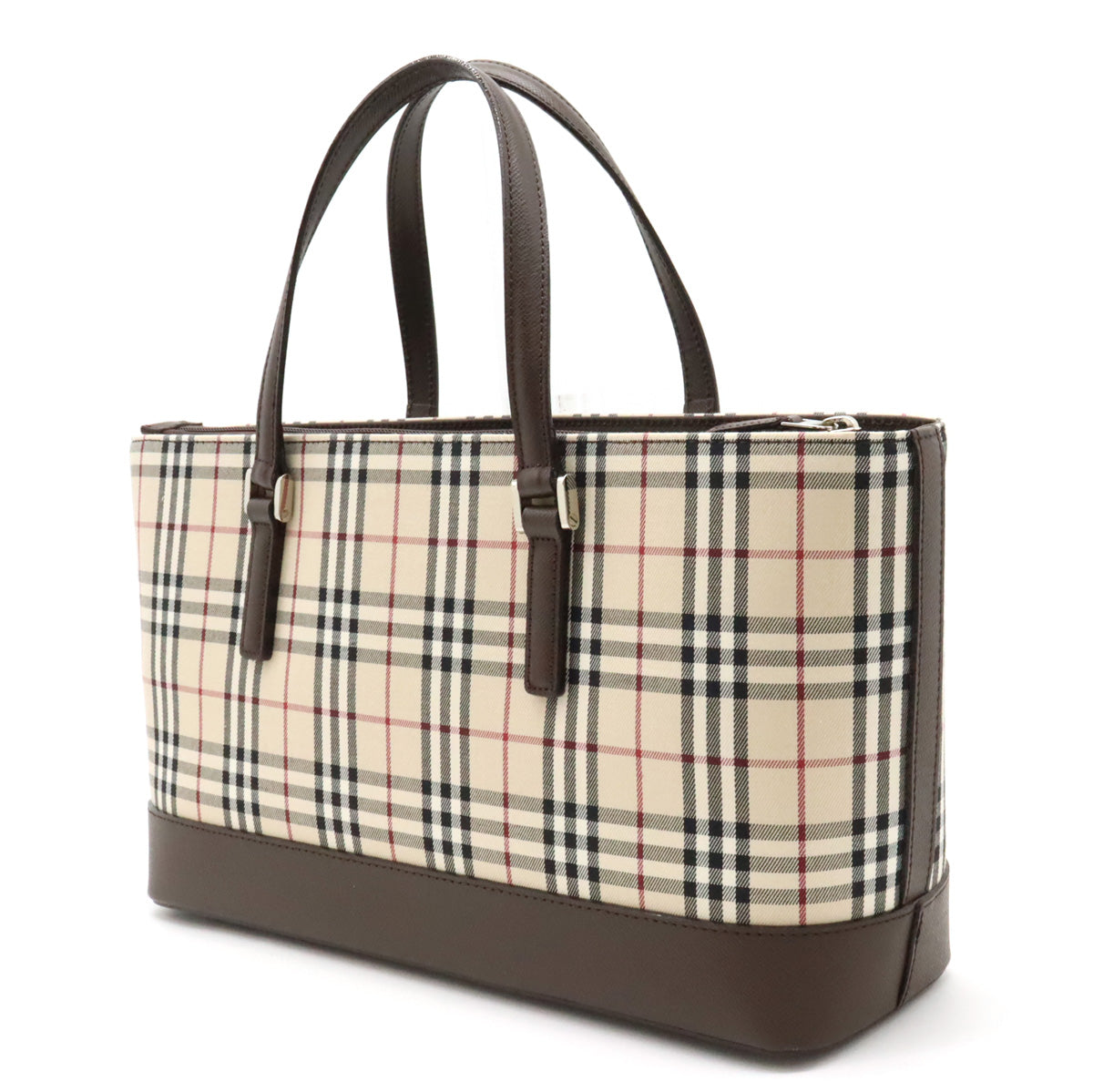 Burberry Nova Check Canvas/Leather Tote Bag in Pristine Condition