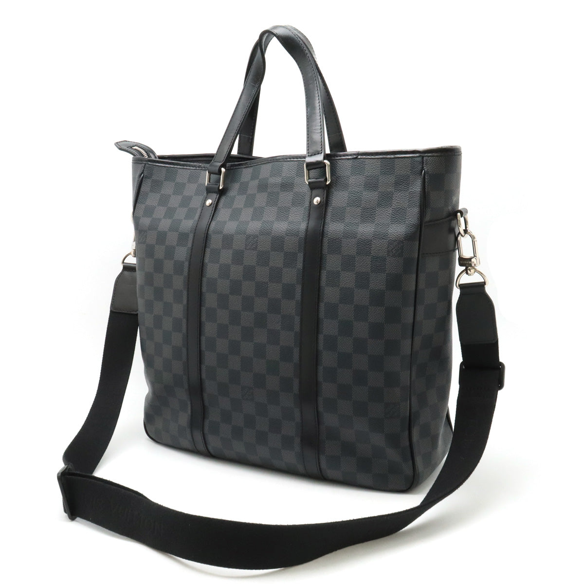 Louis Vuitton Damier Graphite Tadao Tote Bag N51192 in Very Good Condition