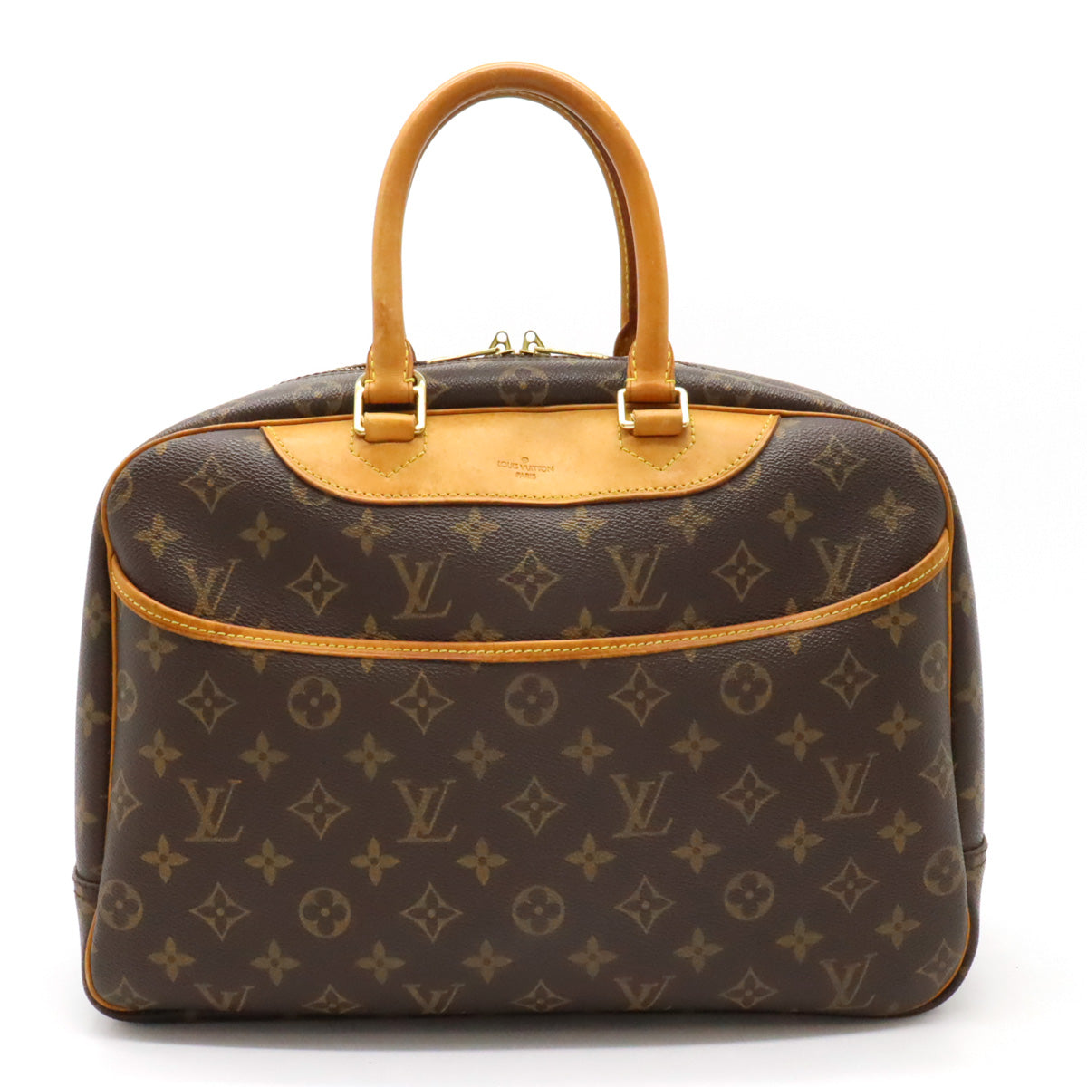 Louis Vuitton Monogram Bowling Vanity Deauville Handbag M47270 in Very Good Condition