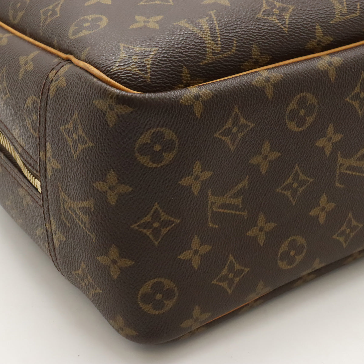 Louis Vuitton Monogram Bowling Vanity Deauville Handbag M47270 in Very Good Condition