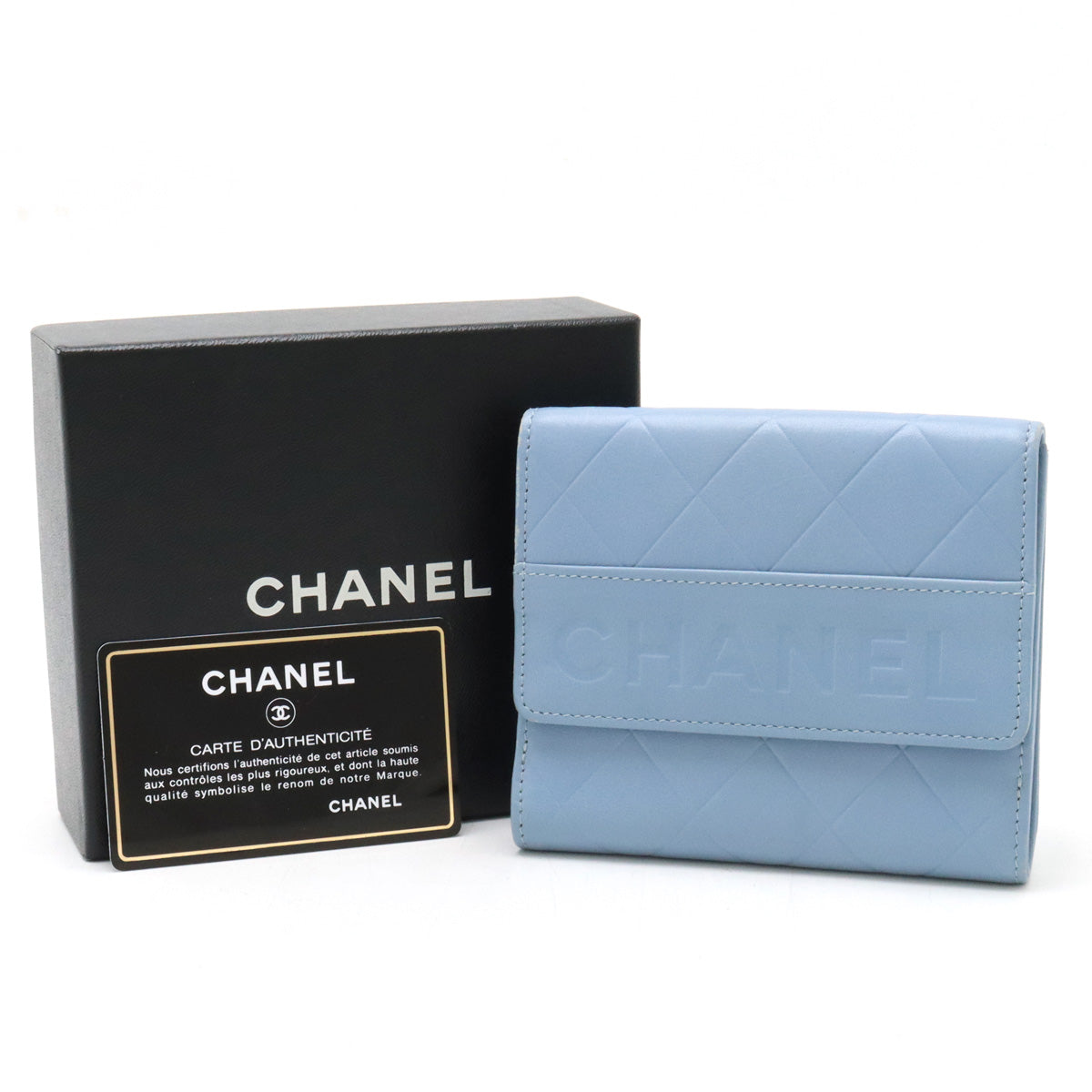 Chanel Matelasse Leather Bifold Wallet